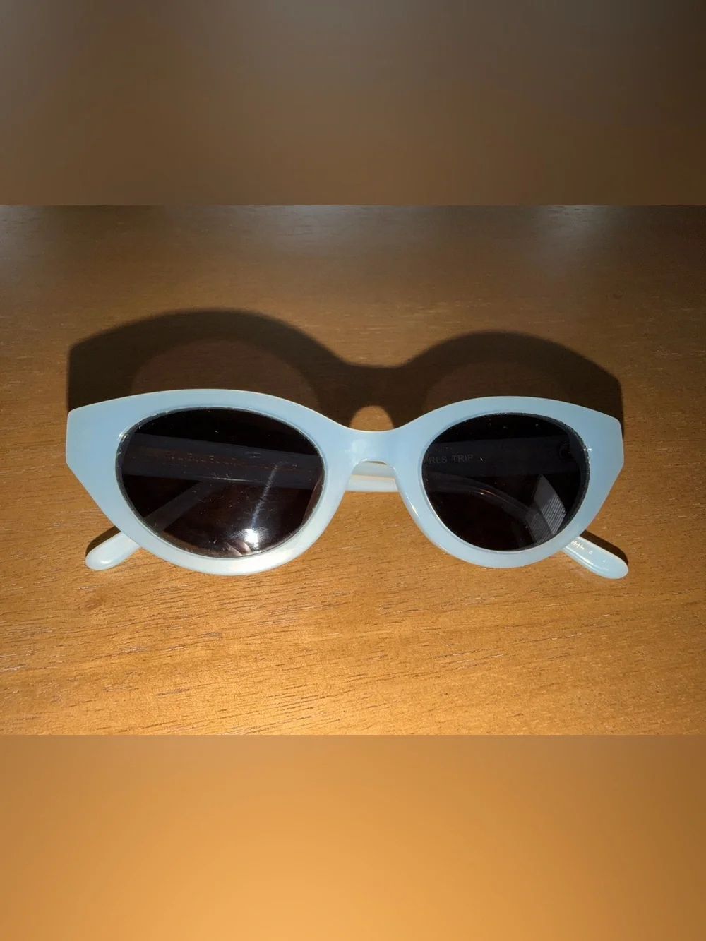 ELEVENTH:HOUR Girls Trip Pale Blue Polarized Cat Eye Sunglasses